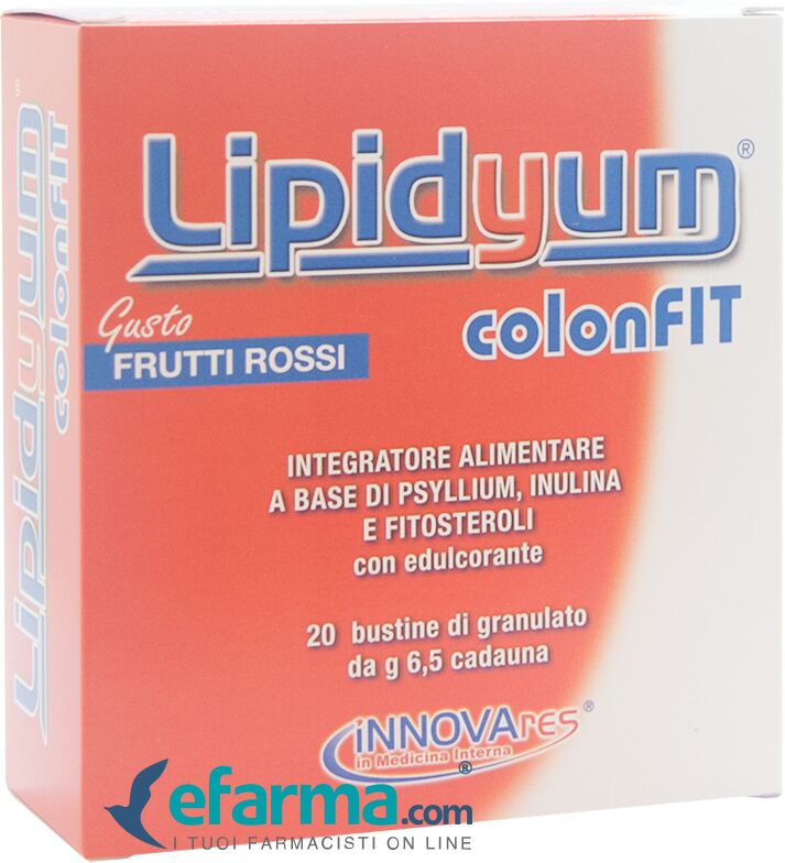 lipidyum frutti rossi integratore di fibre 20 bustine