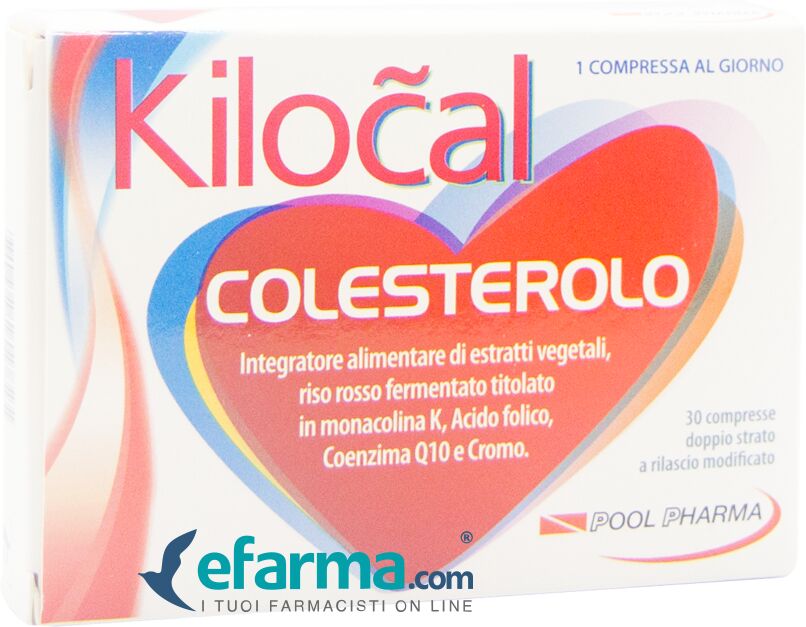 kilocal colesterolo integratore controllo dei lipidi 30 compresse