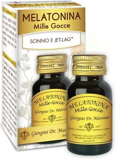 dottor giorgini dr. giorgini melatonina mille gocce integratore per il sonno 30 ml