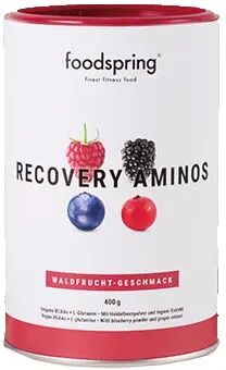 foodspring recovery aminos frutti rossi 400g