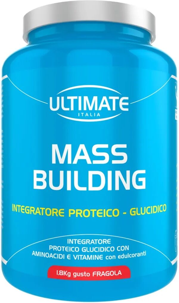 ultimate italia mass building integratore proteine aumento massa muscolare gusto cacao 1,8 kg