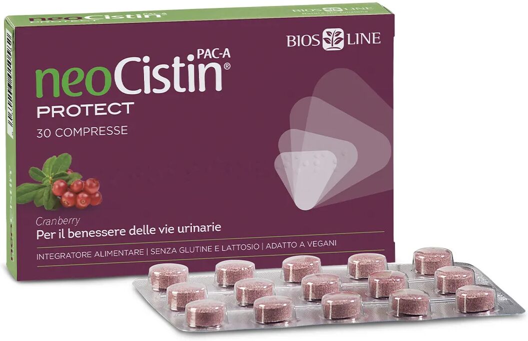 bios line neocistin pac a protect integratore per le vie urinarie 30 compresse