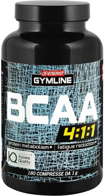 enervit gymline muscle bcaa 4:1:1 integratore amminoacidi e vitamine 180 compresse