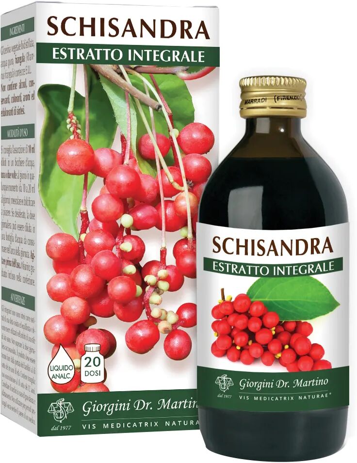 dottor giorgini dr. giorgini estratto integrale di schisandra integratore antiossidante 200 ml