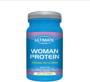 ultimate italia woman protein vaniglia integratore proteico donna 750 g