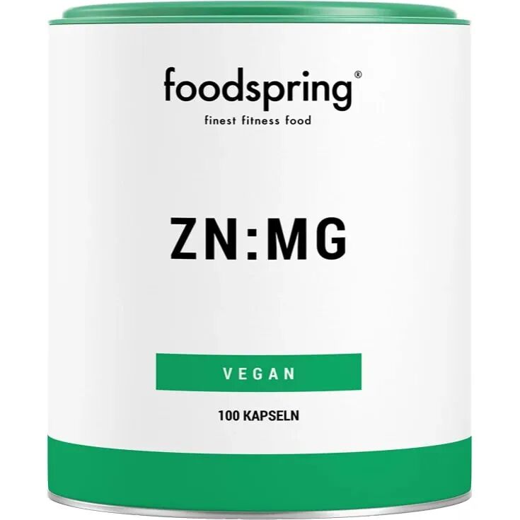 foodspring zn mg integratore 100 capsule