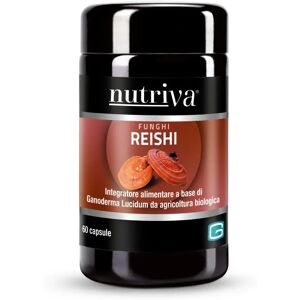 Nutriva Reishi Integratore Difese Immunitarie 60 Capsule Vegetali