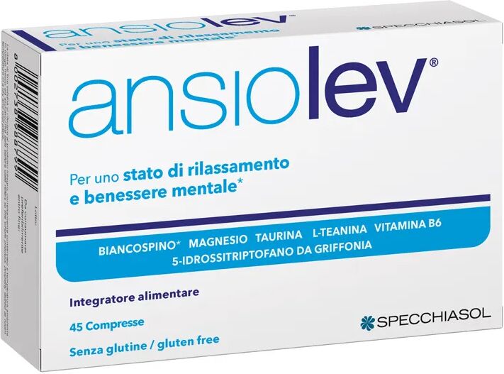 Specchiasol Ansiolev Integratore Per Il Rilassamento E Il Benessere Mentale 45 Compresse