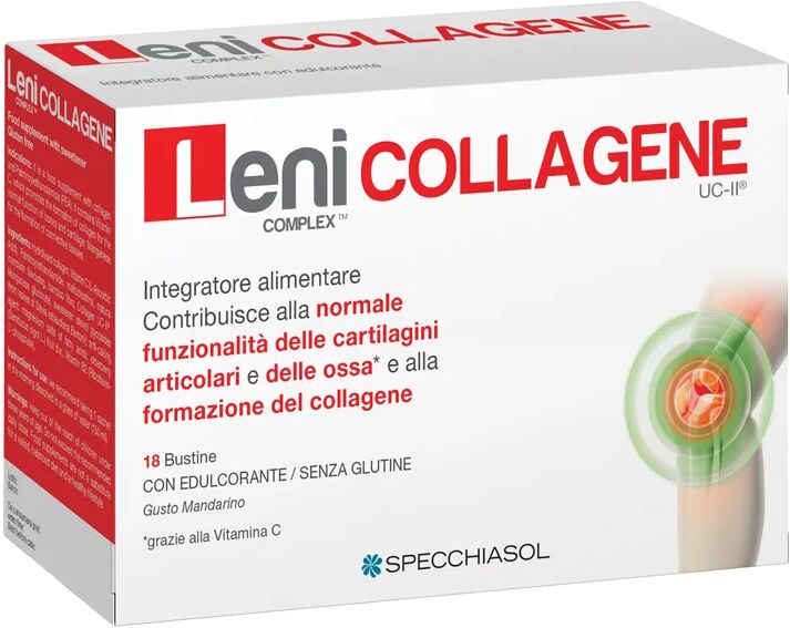 Specchiasol Leni Complex Collagene Integratore Articolare 18 Bustine