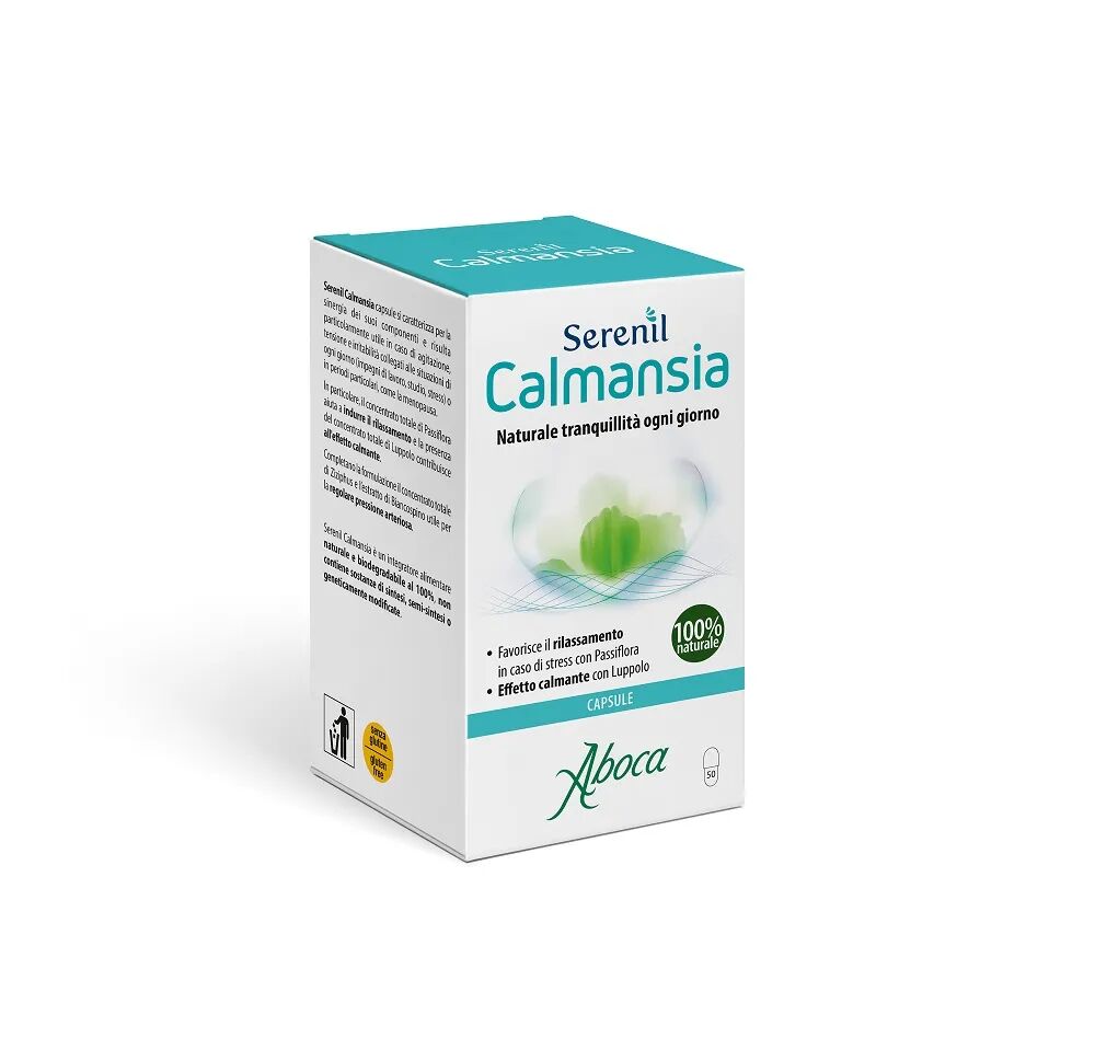 Aboca Serenil Calmansia Integratore Calmante 50 Capsule