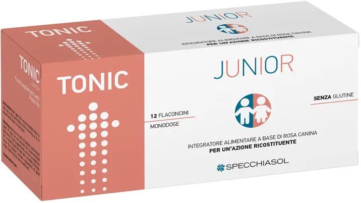 Specchiasol Tonic Junior Integratore Tonico Bambini 12 flaconcini