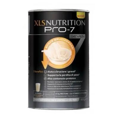 XLS Nutrition Pro 7 Shake Polvere Bruciagrassi 400 g - Pasto sostitutivo per dimagrire velocemente
