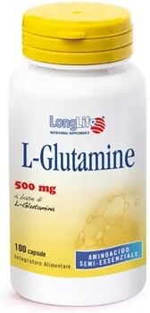 LongLife L-glutamine Integratore Muscolare 100 Capsule