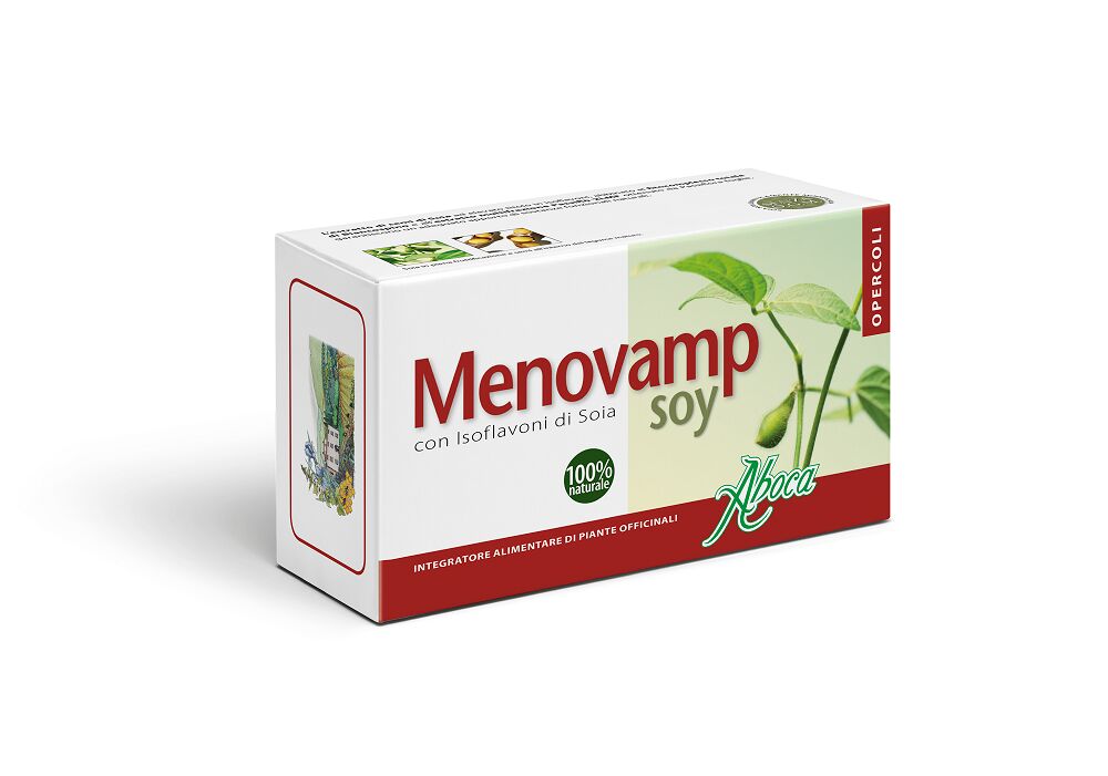 Aboca Menovamp Soy Integratore Menopausa 60 Opercoli
