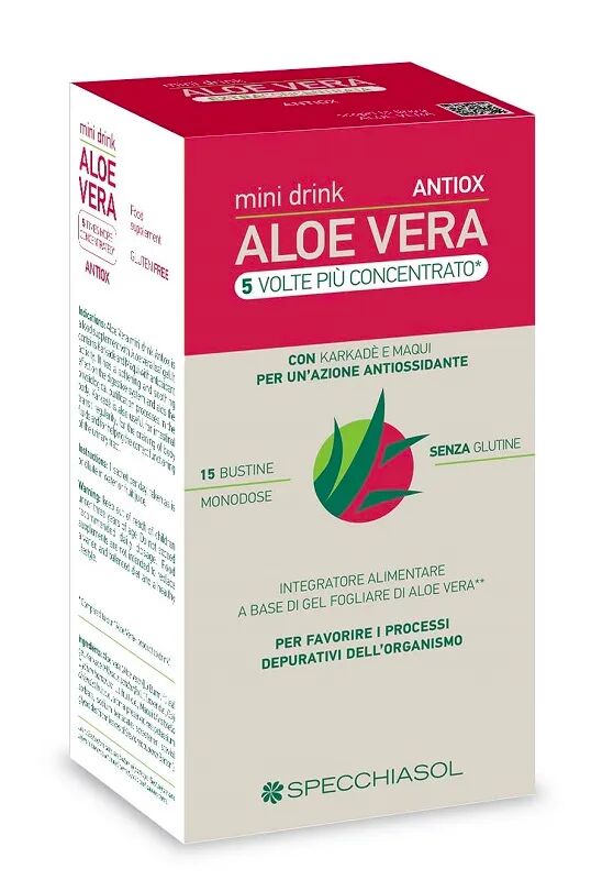 Specchiasol Aloe Vera Antiox Mini Drink 15 Stick