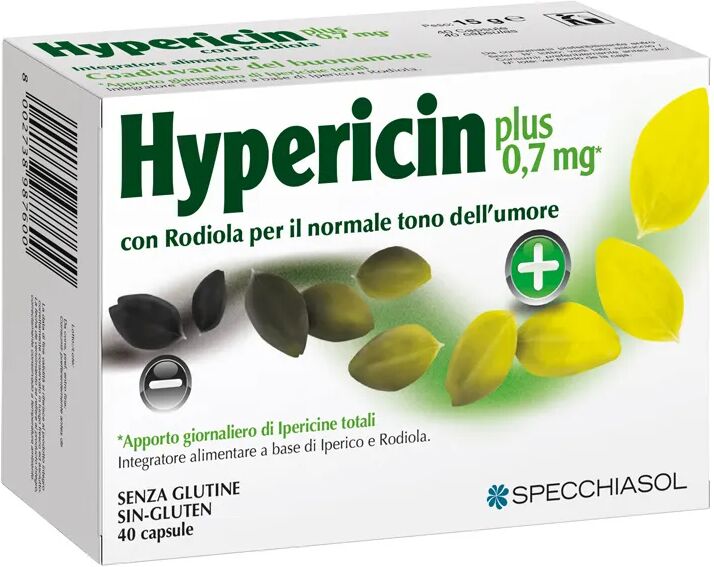 Specchiasol Hypericin Plus Integratore Buonumore 40 Capsule