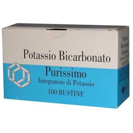Sella Potassio Bicarbonato Polvere Integratore 100 Bustine