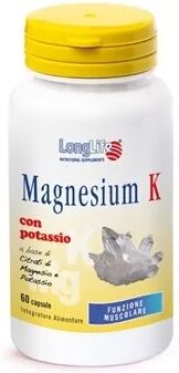 LongLife Magnesium K Integratore Magnesio Potassio 60 Capsule