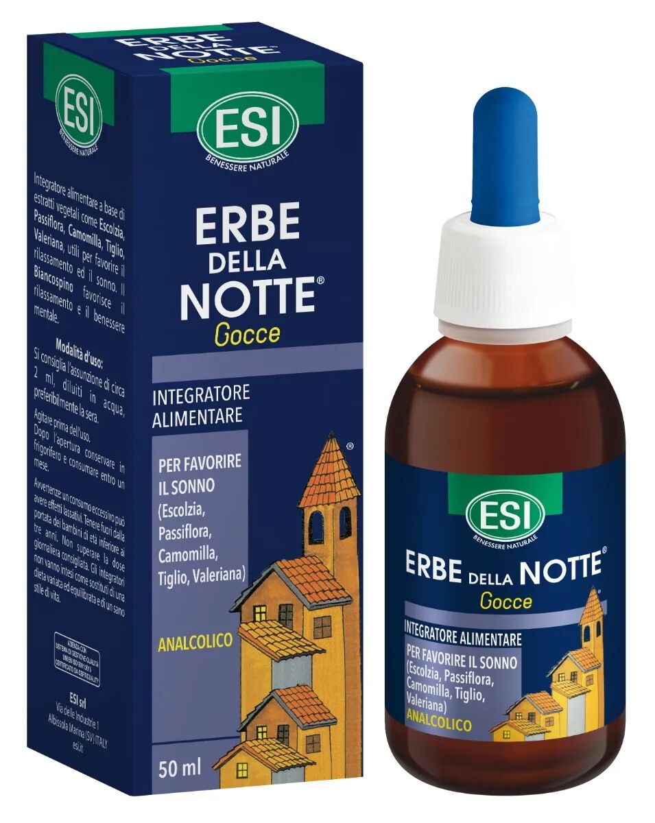 Esi Erbe Della Notte Integratore Sonno Gocce 50 ml