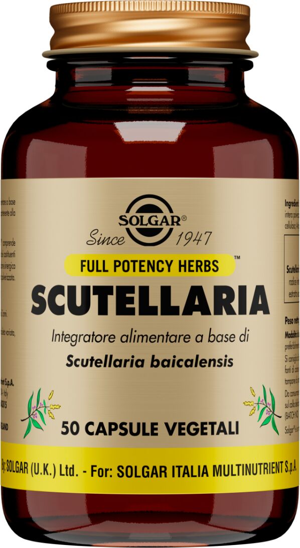 Solgar Scutellaria Integratore 50 Capsule Vegetali