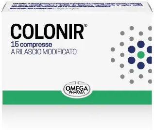 OMEGA PHARMA Colonir Integratore Alimentare per i Disturbi Intestinali 15 Compresse