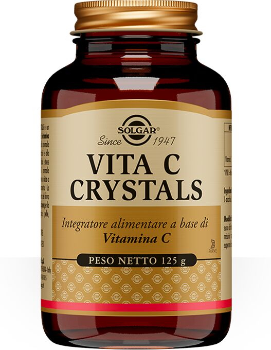 Solgar Vita C Crystals Integratore Vitamina C 125 gr