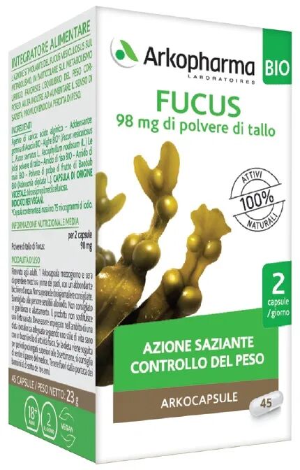 ARKOPHARMA Arkocapsule Fucus Integratore 45 Capsule