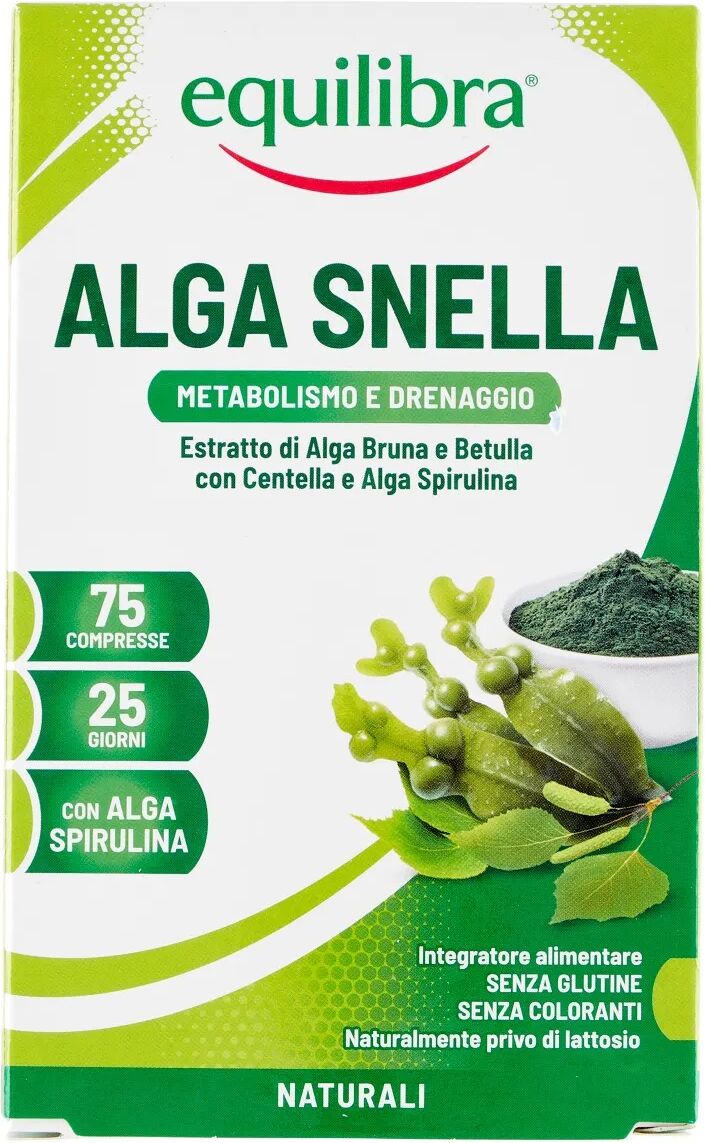 Equilibra Alga Snella Integratore per la Silhouette 75 Compresse