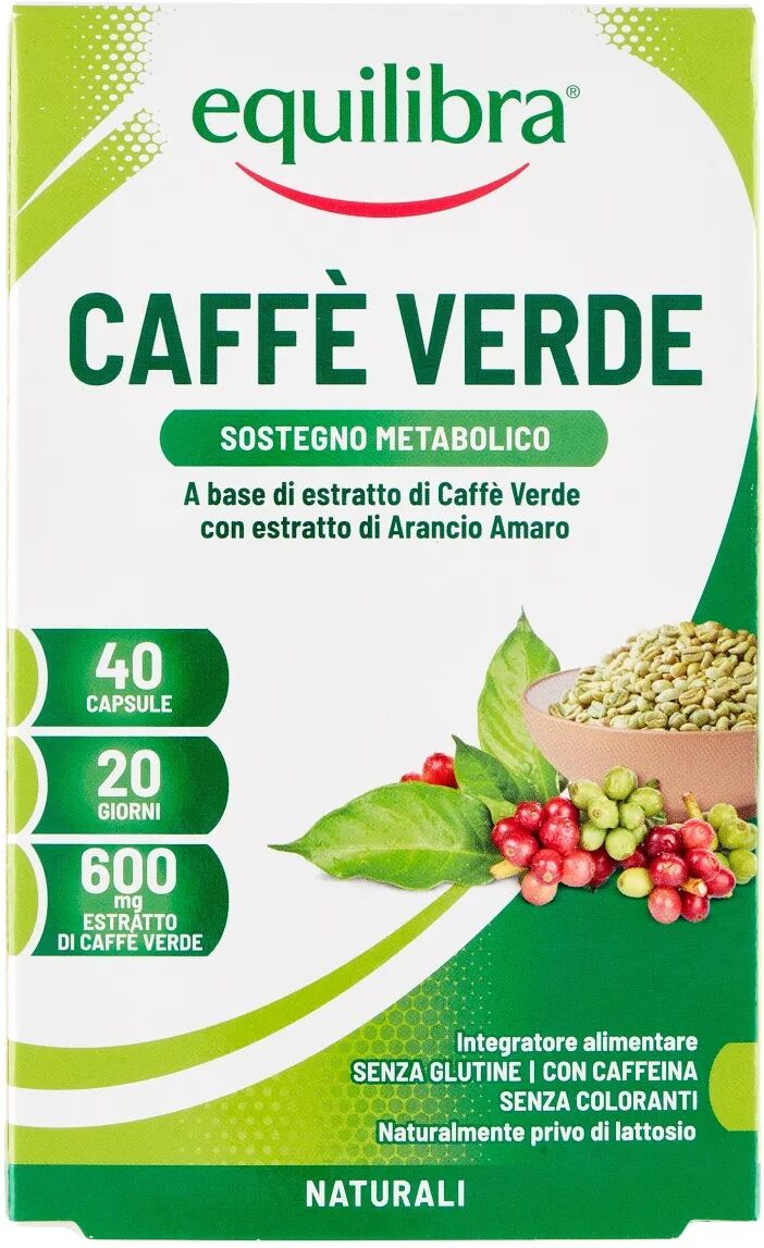 Equilibra Caffè Verde Integratore Peso Corporeo 40 Capsule