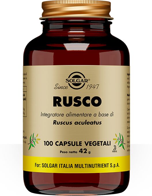 Solgar Rusco Integratore Microcircolo 100 Capsule