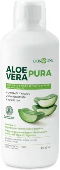 NATURE'S Bios Line Aloe Vera Pura Integratore Depurativo 1000 ml