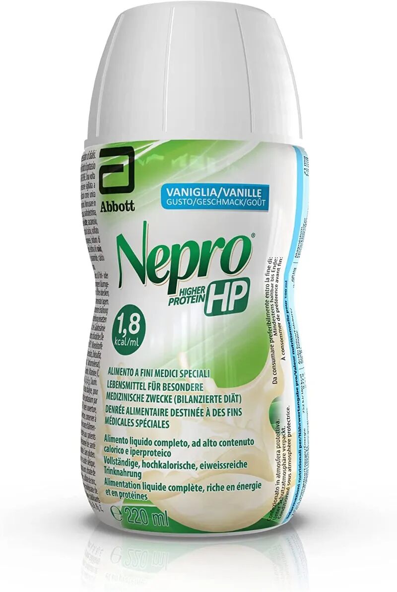 Nepro HP Alimento a Fini Medici Speciali ad Alta Densità Calorica e Proteica per Insufficienza Renale Vaniglia 220 ml