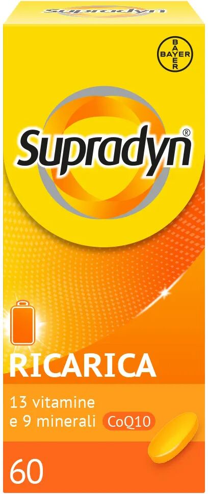 Supradyn Ricarica Integratore Multivitaminico Completo e Minerali con Coenzima Q10 60 Compresse