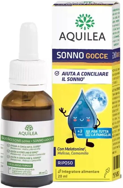 Aquilea Sonno Gocce Integratore Rilassante 20 ml