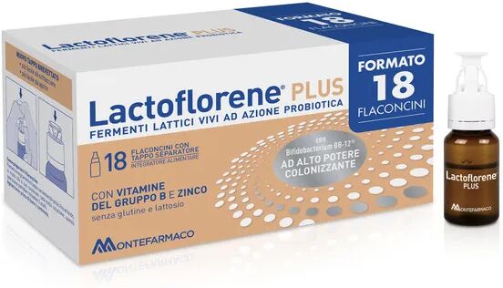 Lactoflorene Plus Integratore Fermenti Lattici Vivi 18 Flaconcini