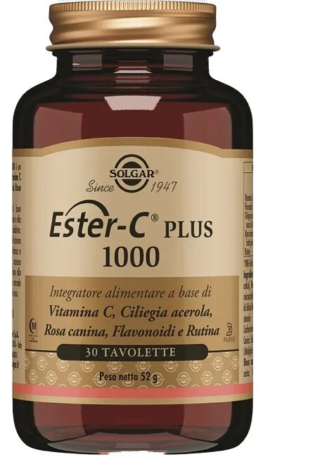 Solgar Ester C Plus 1000 Integratore Vitamina C 30 Tavolette