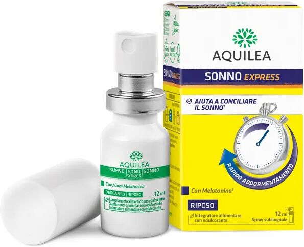 Aquilea Sonno Express Integratore Per Il Riposo Spray 12 ml