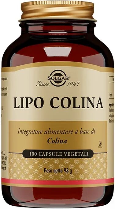 Solgar Lipo Colina Integratore di Colina 100 Capsule