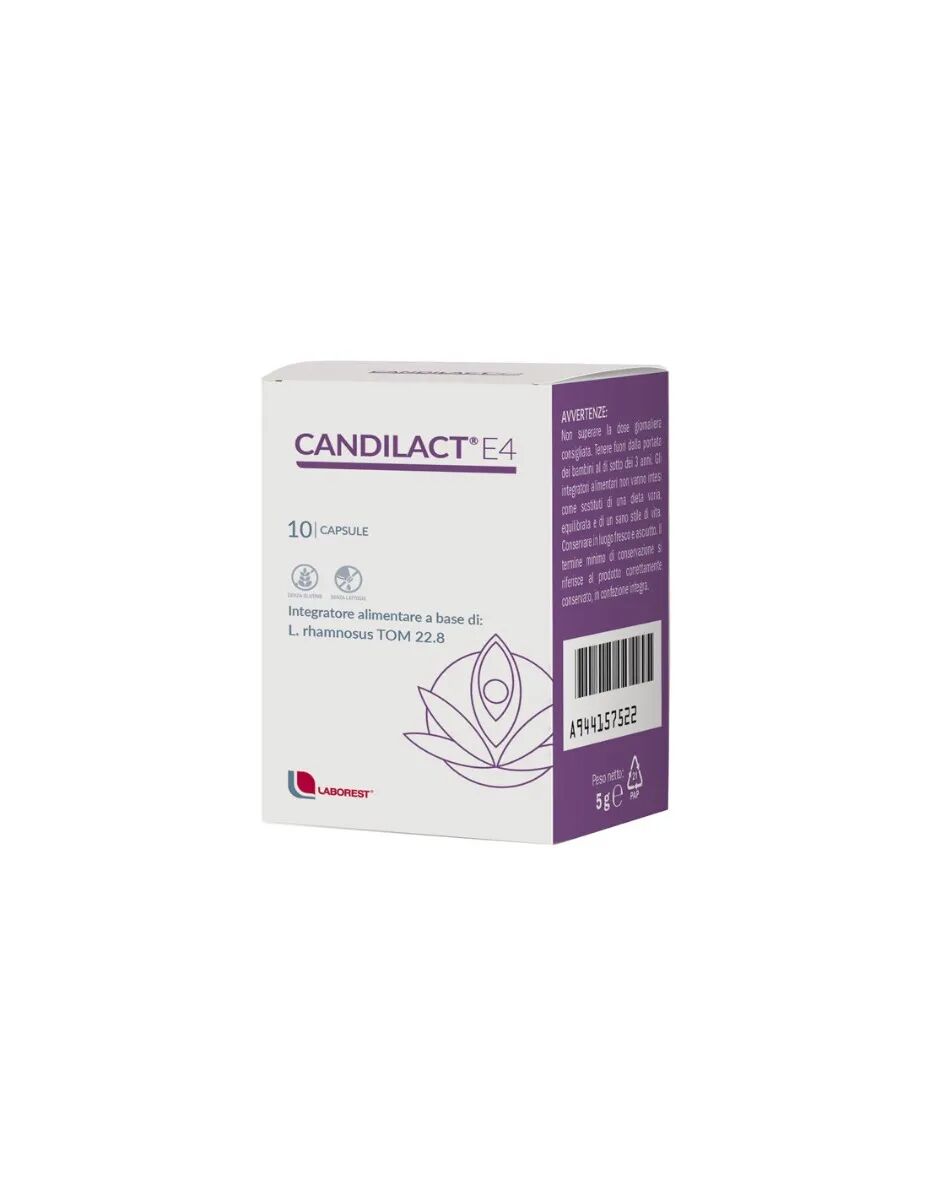 Laborest Candilact E4 Integratore Benessere Vaginale 10 Capsule