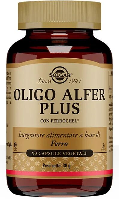 Solgar Oligo Alfer Plus Integratore di Ferro 90 Capsule