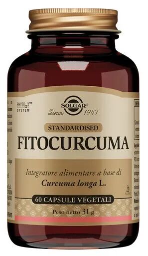 Solgar Fitocurcuma Integratore Antiossidante 60 Capsule Vegetali