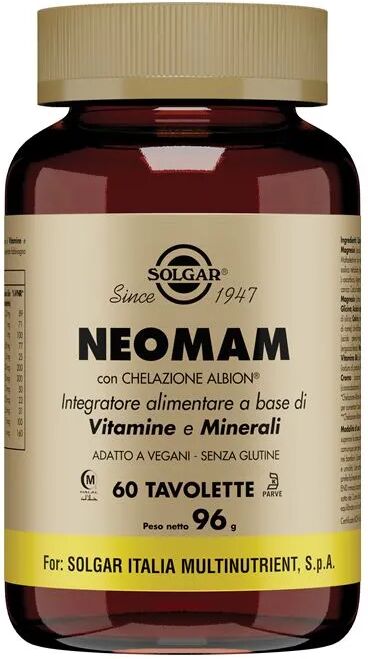 Solgar Neomam Integratore Gravidanza 60 Tavolette