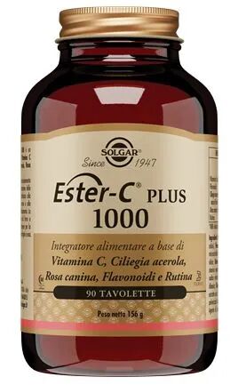 Solgar Ester C Plus 1000 Integratore Vitamina C 90 Tavolette