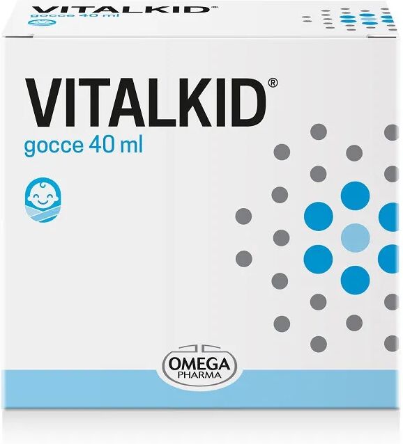 OMEGA PHARMA Vitalkid Gocce Integratore Multivitaminico 40 ml