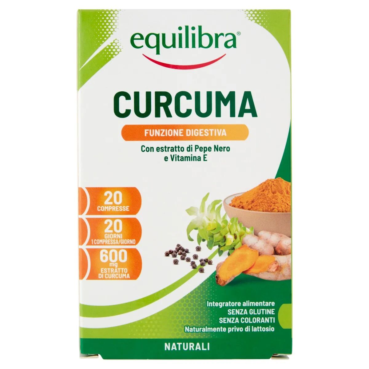 Equilibra Curcuma Integratore Antiossidante 20 Compresse