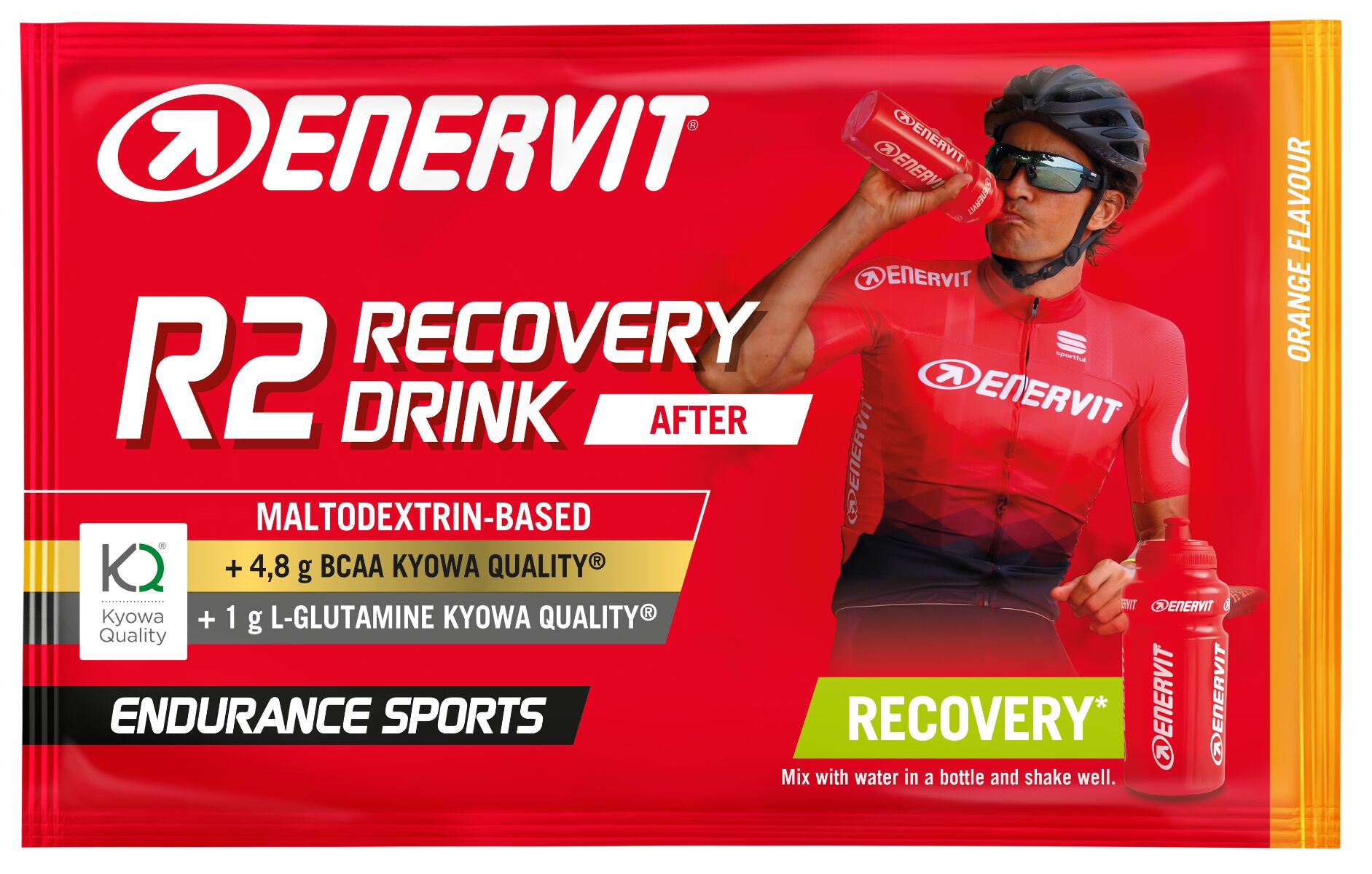 Enervit R2 Recovery Drink Integratore Per Sportivi Gusto Arancia Bustina da 50 gr