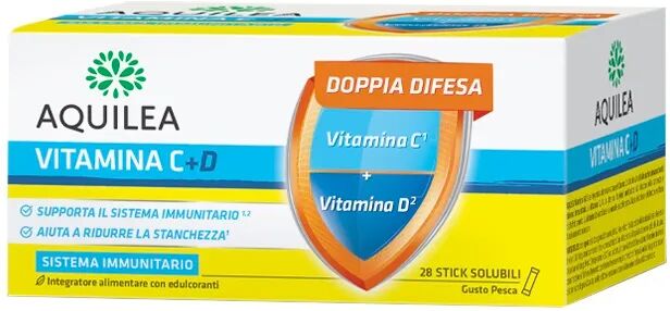 Aquilea Vitamina C+D Integratore Vitaminico 28 Bustine