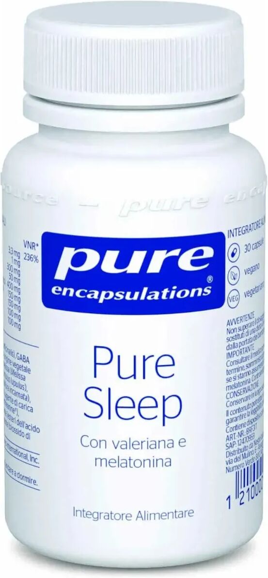 Pure Sleep Integratore Per Insonnia e Stress 30 Capsule