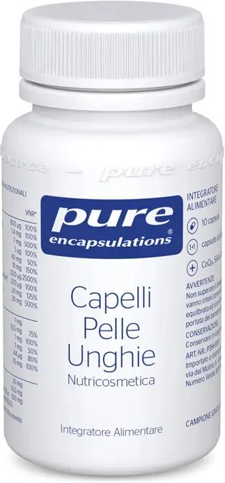 Pure Integratore Per Capelli, Pelle e Unghie 30 Capsule