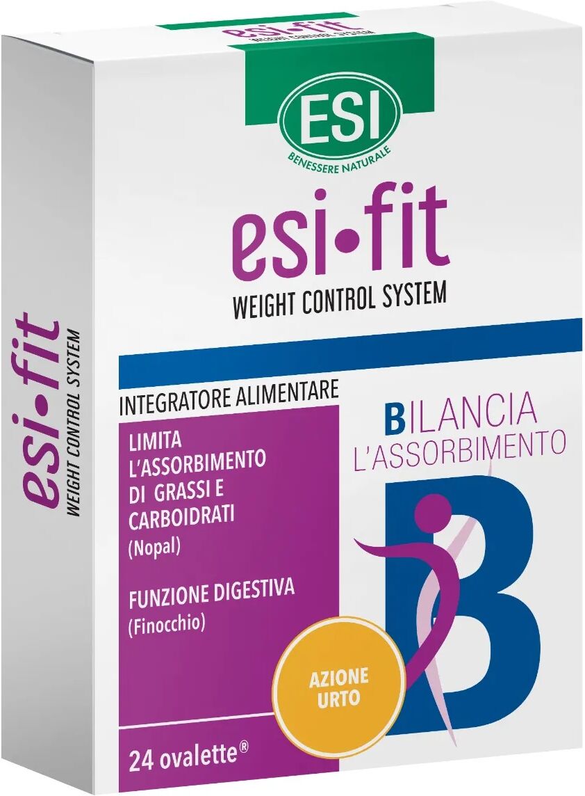 Esi Fit Bilancia Azione Urto Integratore Bruciagrassi 24 Ovalette